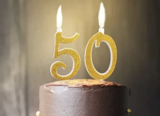 Urări la mulți ani de 50 de ani